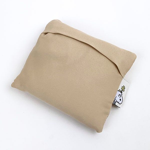 スヌーピー 2WAYトートバッグ リュック お買い物 サブバッグ エコバッグ ベージュ