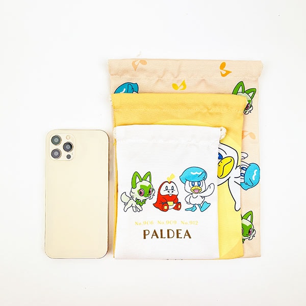 ポケットモンスター 3P巾着 パルデア ポケモン 巾着袋 3枚セット