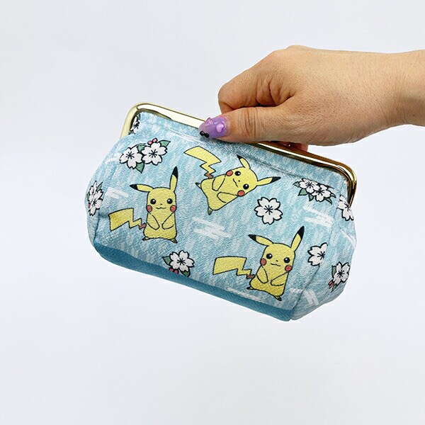 ポケットモンスター ピカチュウ 和柄 がま口ポーチ ポケモン