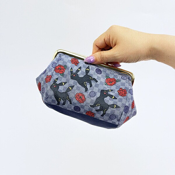 ポケットモンスター ブラッキー 和柄 がま口ポーチ ポケモン