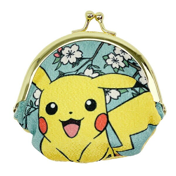 ポケットモンスター ピカチュウ 和柄 がま口コインケース 財布 ポケモン