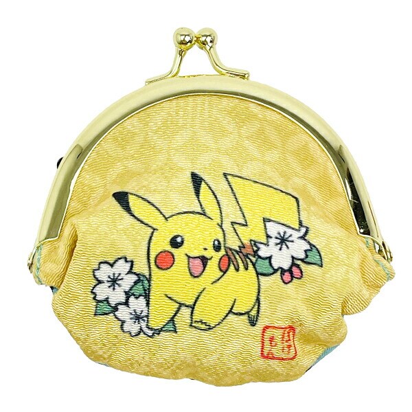 ポケットモンスター ピカチュウ 和柄 がま口コインケース 財布 ポケモン