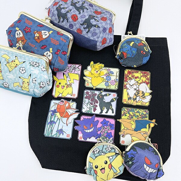 ポケットモンスター ピカチュウ 和柄 がま口コインケース 財布 ポケモン