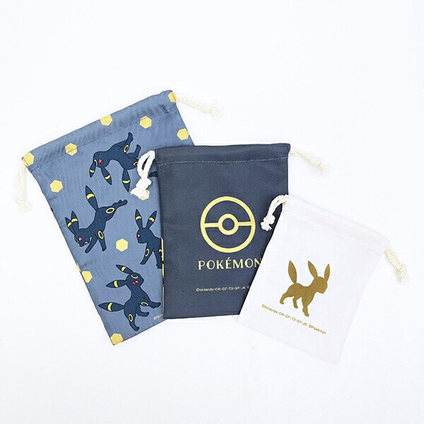 ポケットモンスター 3P巾着 ブラッキー 3枚セット ポケモン