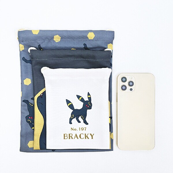 ポケットモンスター 3P巾着 ブラッキー 3枚セット ポケモン