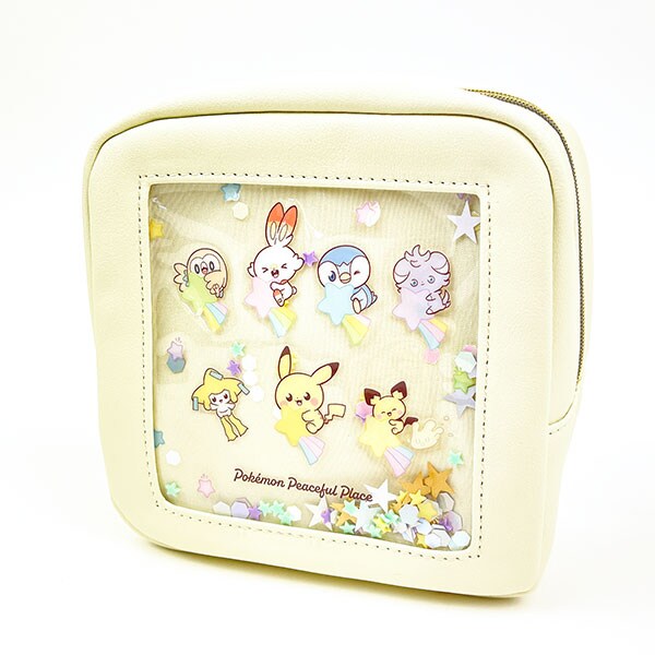 ポケットモンスター ボックスポーチ ほしぞら ポケピース ポケモン アイボリー