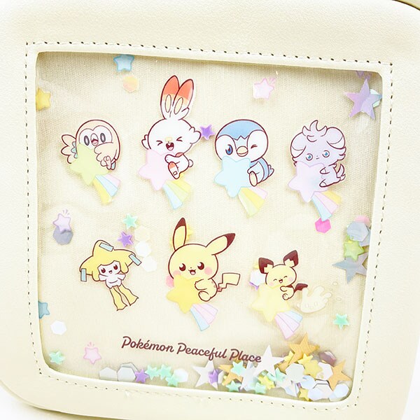 ポケットモンスター ボックスポーチ ほしぞら ポケピース ポケモン アイボリー