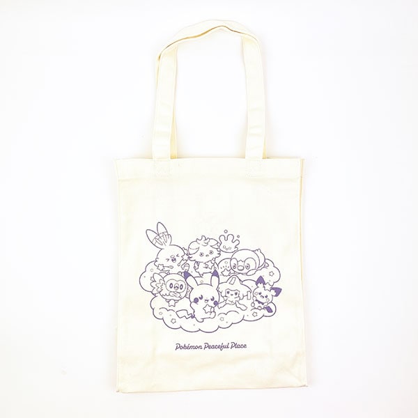 ポケットモンスター スクエアトートバッグ ほしぞら ポケピース ポケモン ホワイト