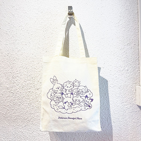 ポケットモンスター スクエアトートバッグ ほしぞら ポケピース ポケモン ホワイト