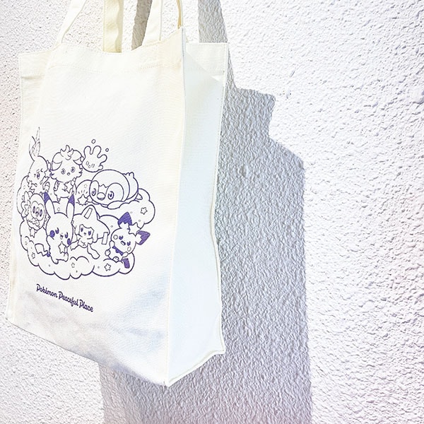 ポケットモンスター スクエアトートバッグ ほしぞら ポケピース ポケモン ホワイト