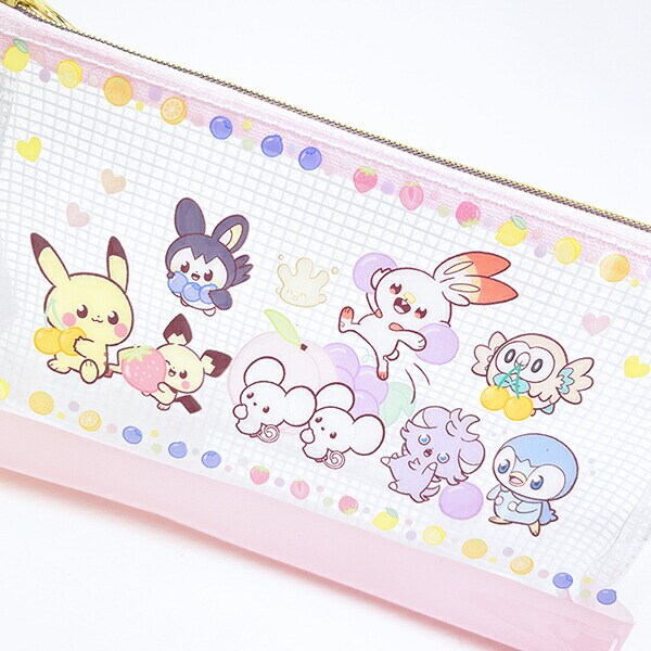 ポケットモンスター PVCポーチ 集合 フルーツ ポケピース ポケモン