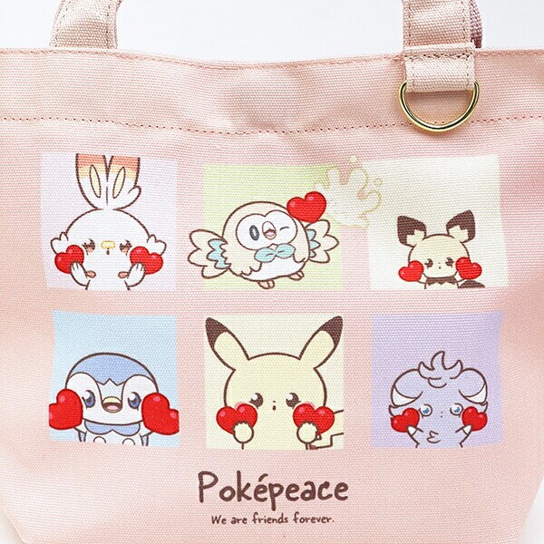 ポケットモンスター ハート ミニトートバッグ ポケピース ポケモン