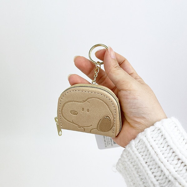 スヌーピー アクセサリーケース ベージュ SNOOPY