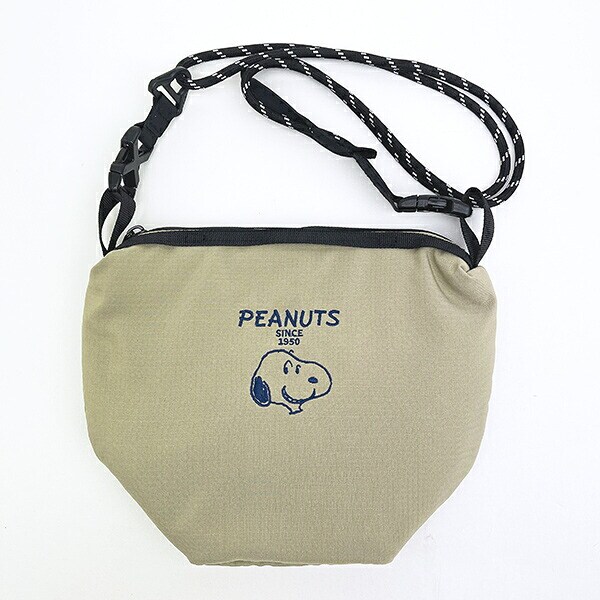 スヌーピー ショルダーバッグ ベージュ SNOOPY