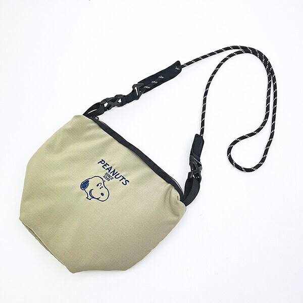 スヌーピー ショルダーバッグ ベージュ SNOOPY