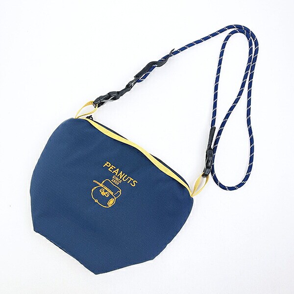スヌーピー オラフ ショルダーバッグ ネイビー SNOOPY
