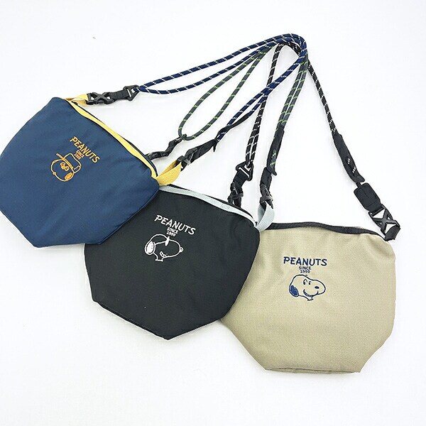 スヌーピー オラフ ショルダーバッグ ネイビー SNOOPY