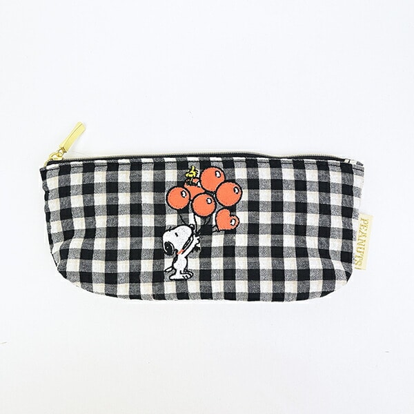 スヌーピー ペンポーチ （バルーンチェック） SNOOPY