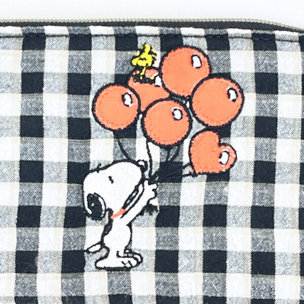 スヌーピー ペンポーチ （バルーンチェック） SNOOPY