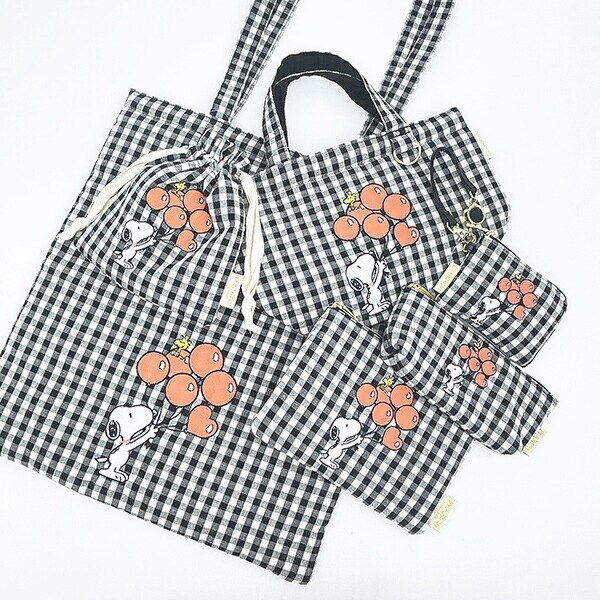 スヌーピー ペンポーチ （バルーンチェック） SNOOPY