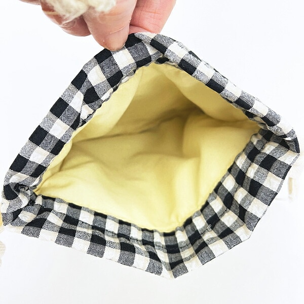 スヌーピー 巾着 （バルーンチェック） SNOOPY