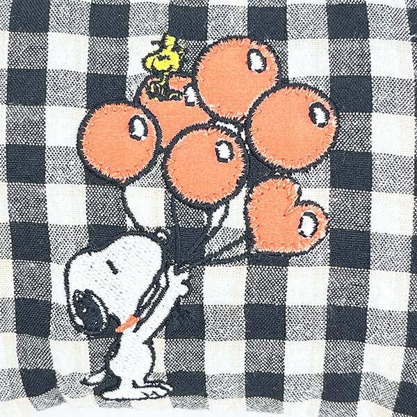 スヌーピー パスケース （バルーンチェック） 定期入れ SNOOPY