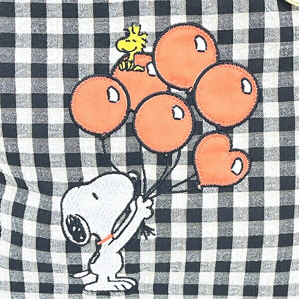 スヌーピー トートバッグ （バルーンチェック） ランチ SNOOPY