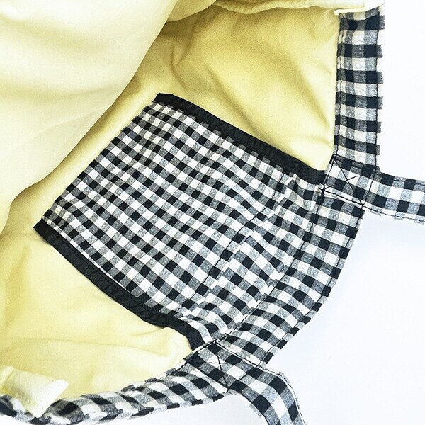 スヌーピー 肩掛けトートバッグ （バルーンチェック） SNOOPY