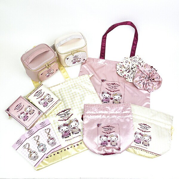 サンリオ ハローキティ―×DOLLY MIX 巾着 (ピンク) 小物入れ Sanrio