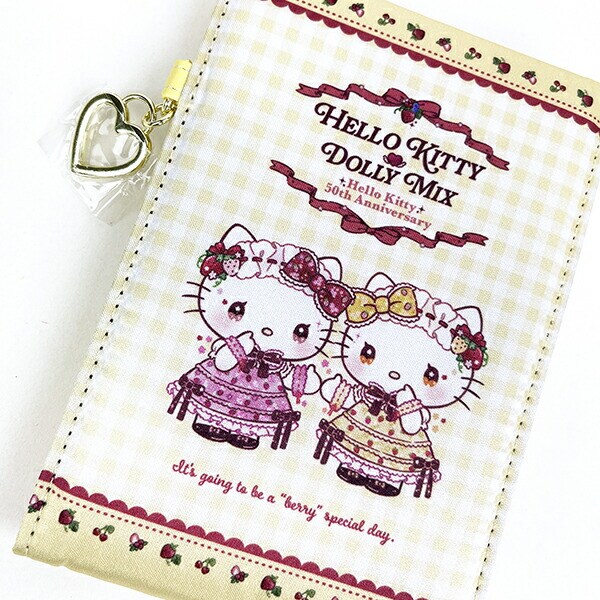 サンリオ ハローキティ―×DOLLY MIX 折り畳みミラー (ベージュ) 鏡 Sanrio