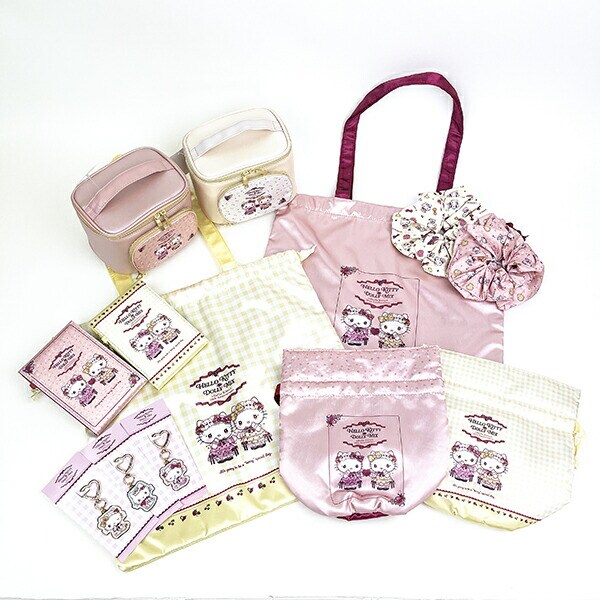 サンリオ ハローキティ―×DOLLY MIX バニティ―ポーチ (ピンク) コスメポーチ Sanrio