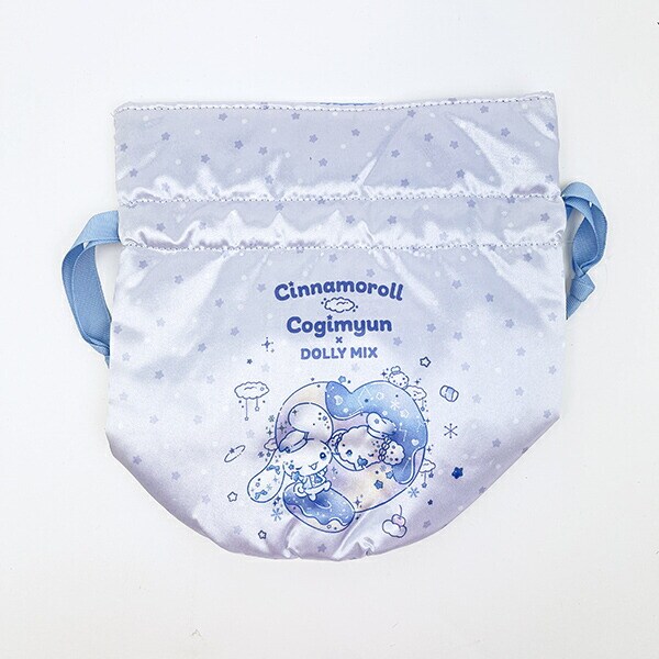 サンリオ シナモロール＆こぎみゅん 巾着 DOLLYMIX パープル シナモン Sanrio
