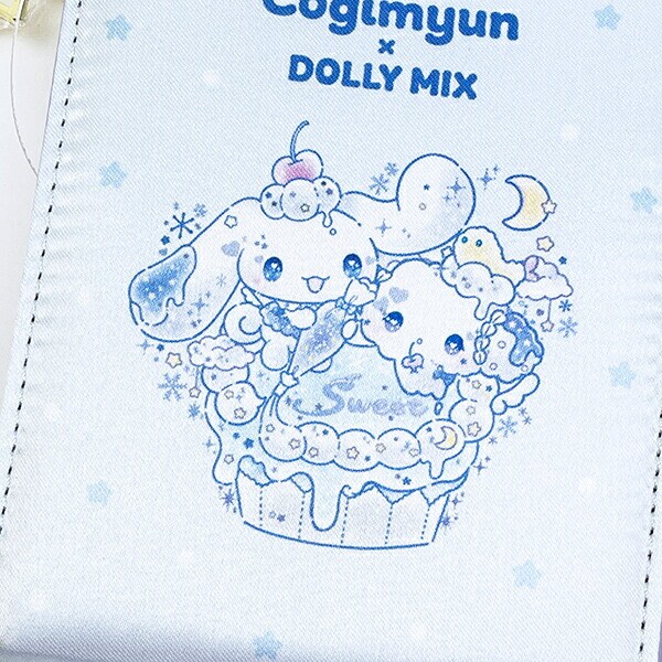サンリオ シナモロール＆こぎみゅん 折り畳みミラー DOLLYMIX ブルー シナモン Sanrio