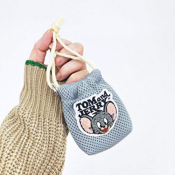 トムとジェリー タフィー ふんわりMINIメッシュ巾着