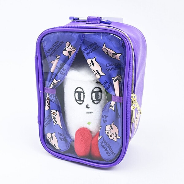 クレヨンしんちゃん ぶりぶりざえもん ぬいぐるみポーチ (パープル)
