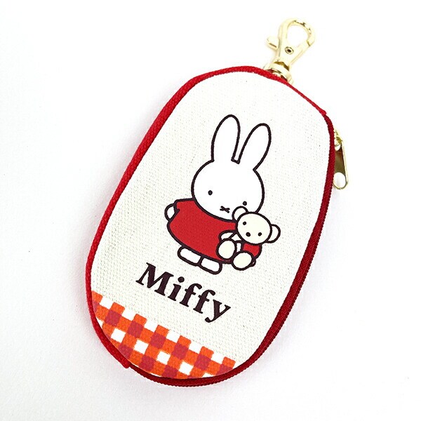 ミッフィー スマートキーケース ギンガムシリーズ レッド miffy