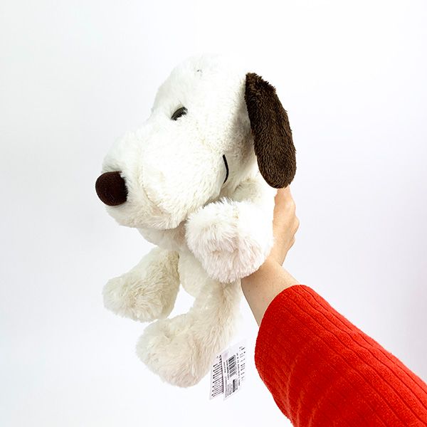 スヌーピー くったりぬいぐるみ M モカ ボア インテリア ギフト ぬいぐるみ