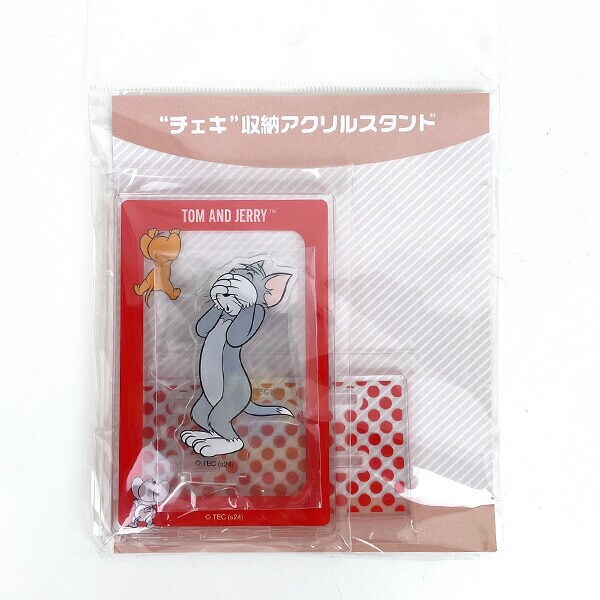 トムとジェリー チェキ収納アクリルスタンド レッド 推し活 日本製