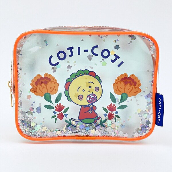 コジコジ シャカシャカポーチ FLOWER BLEAK TIME