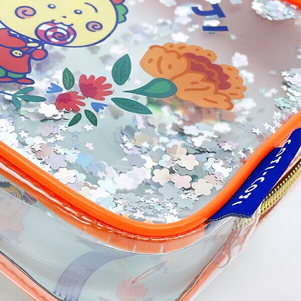 コジコジ シャカシャカポーチ FLOWER BLEAK TIME