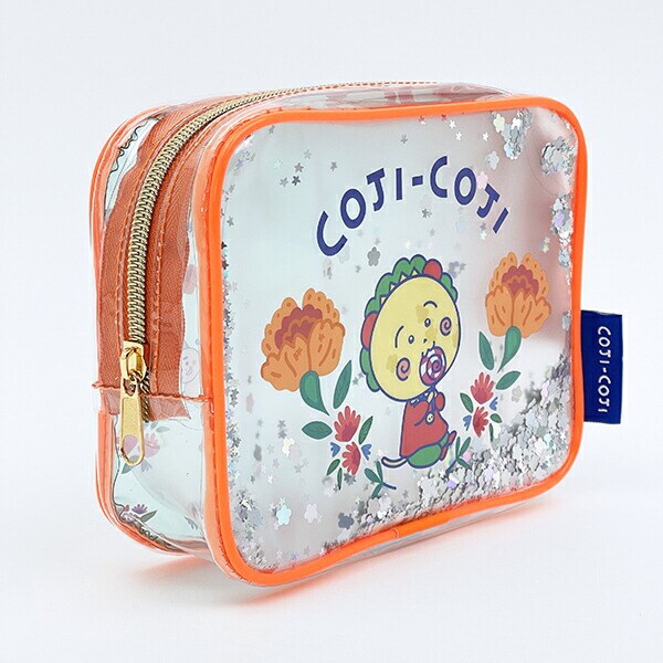 コジコジ シャカシャカポーチ FLOWER BLEAK TIME