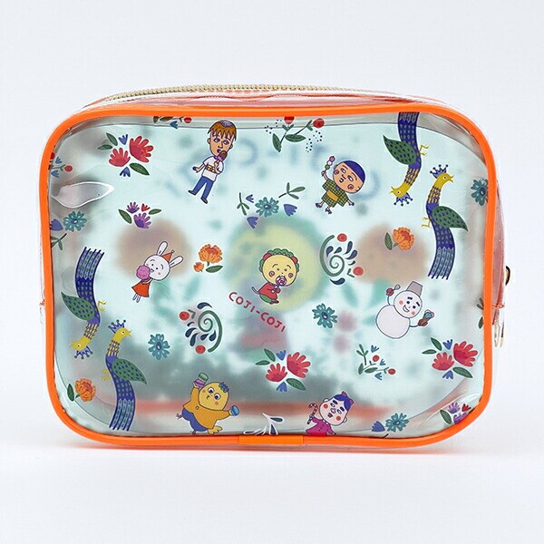 コジコジ シャカシャカポーチ FLOWER BLEAK TIME