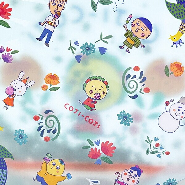 コジコジ シャカシャカポーチ FLOWER BLEAK TIME