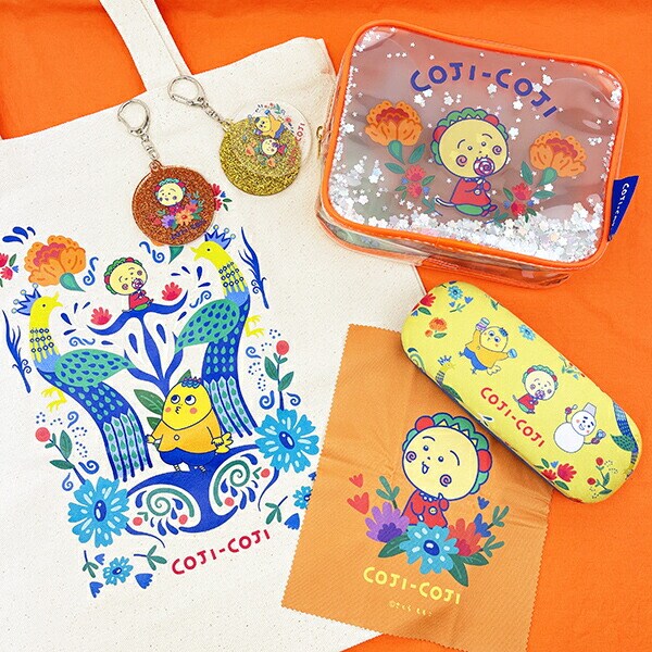 コジコジ トートバッグ FLOWER BLEAK TIME