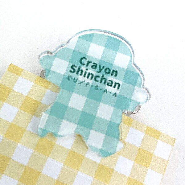 クレヨンしんちゃん アクリルクリップ パジャマしんちゃん 文具 日本製