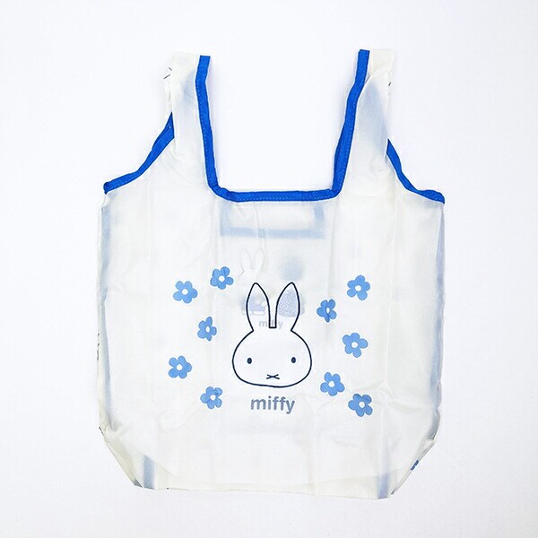ミッフィー miffy エコバッグ アイボリー ブルードレス