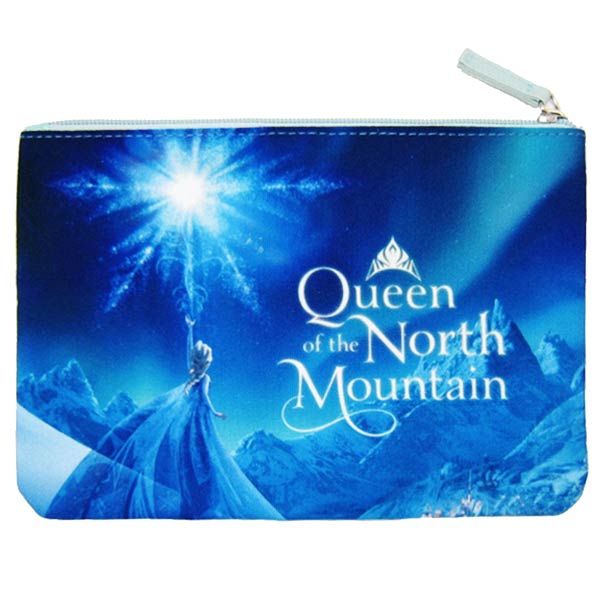 ディズニー アナと雪の女王  フラットポーチ (ブルー) Disney