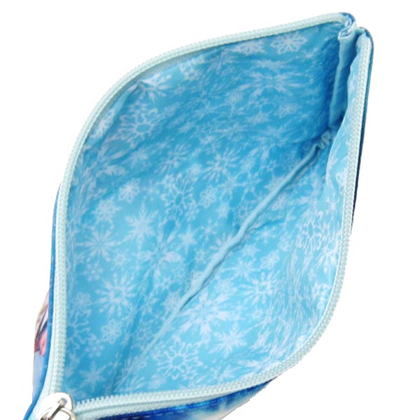 ディズニー アナと雪の女王  フラットポーチ (ブルー) Disney