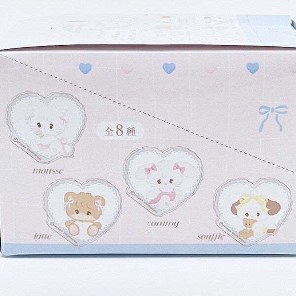 mikko illustrations ミッコ トレーディングアクリルクリップ 全8種 コンプリートBOX 日本製
