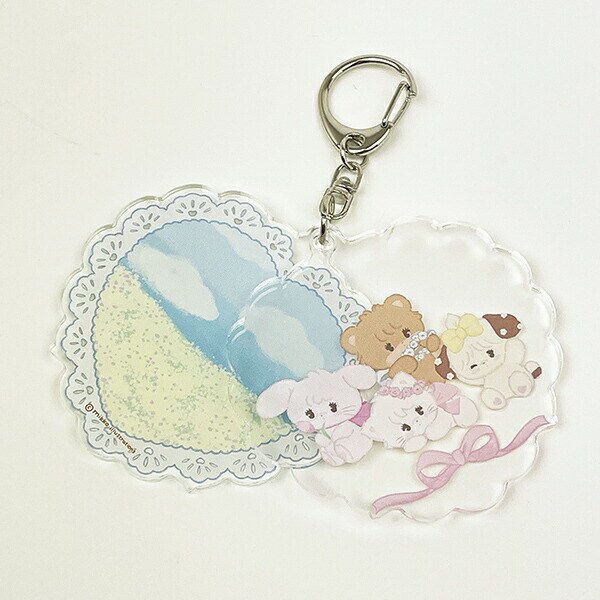mikko illustrations ミッコ 青空 スライドアクリル キーホルダー  638
